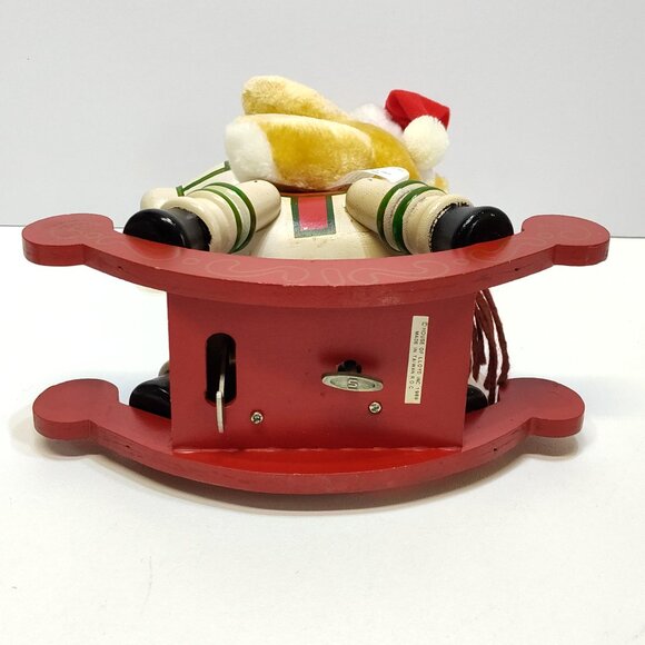 House Of Lloyd Rocking Horse Bear Musical Santa Claus Is Coming To Town See Vid. - Picture 8 of 14